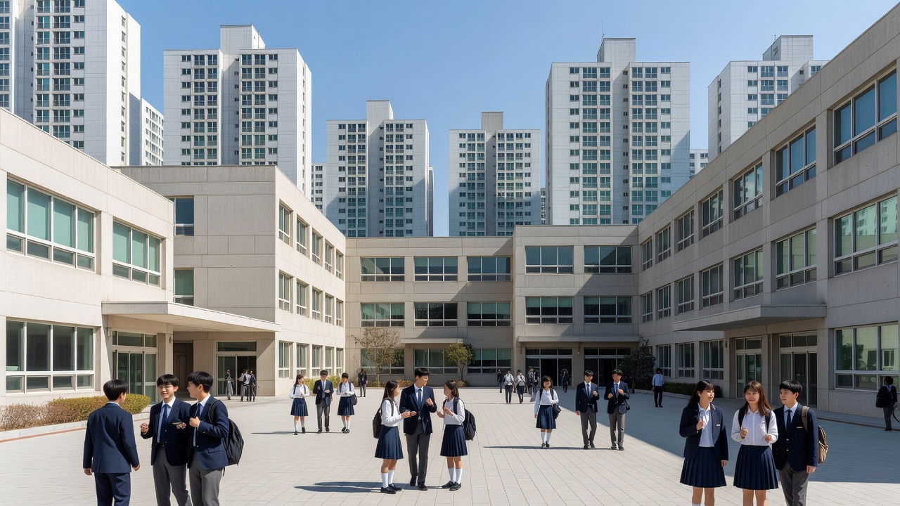 영훈초·영훈국제중 학군 분석 및 학원가 도보권 단지 영훈국제중학교