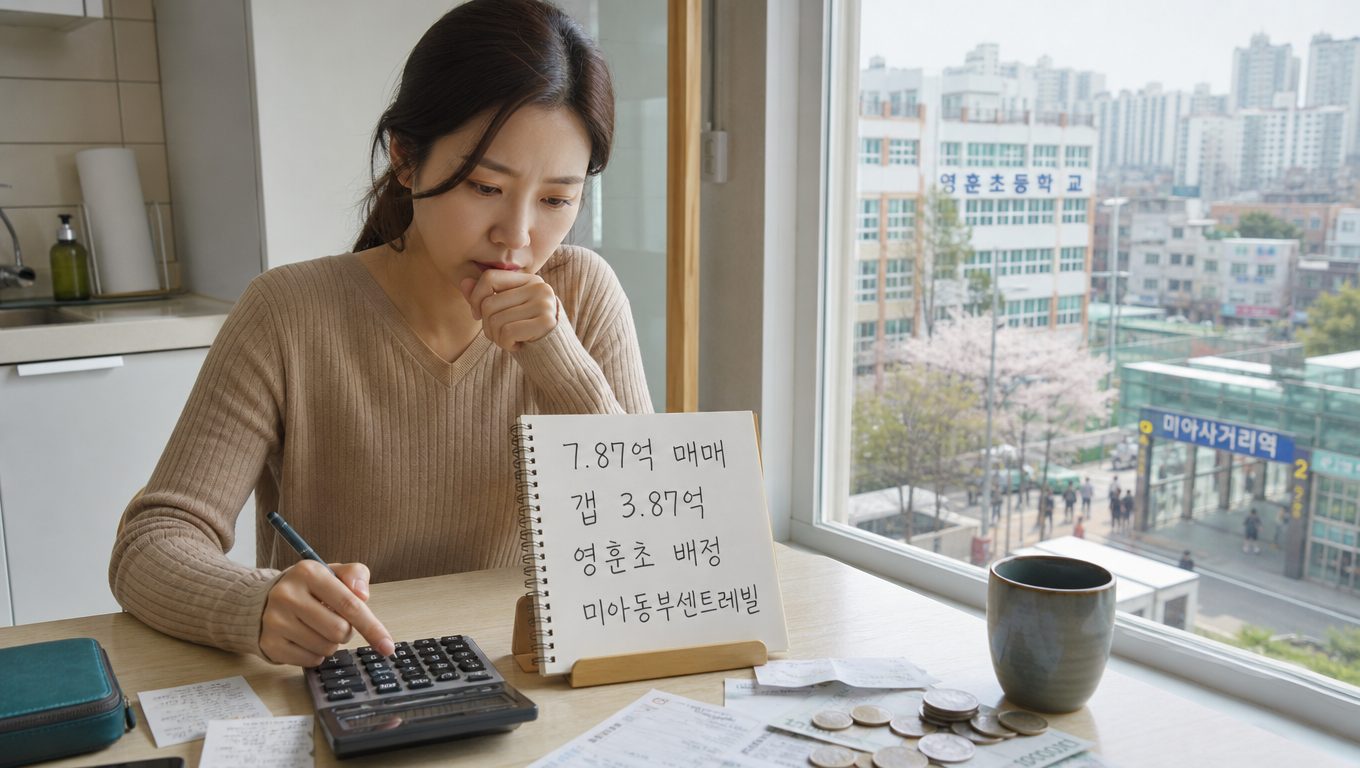 영훈초등학교 입학 가능한 미아동 아파트 단지